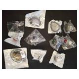 Silver-Tone Gemstone Rings