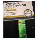 Pembrook Compression Socks & Tussin DM Max