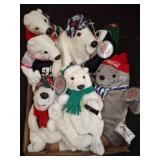 Coca-Cola Collectible Bean Bag Plush Set