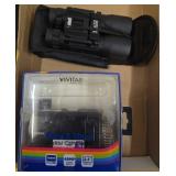 Vivitar Digital Camcorder & Bushnell Binocs