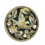 Sterling Silver 925 Mother-of-Pearl Bird Pin