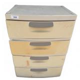 Sterilite 4-Drawer Plastic Storage Cabinet
