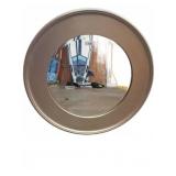36-Inch Round Wall Mirror With Metallic Frame