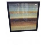 Framed Abstract Art Print, 38x38 Inches