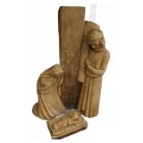 Nativity Scene Figurine Set with Lantern
