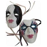 Helga Hand-Painted Ceramic Masks