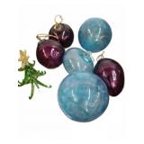 Glass Christmas Ornaments Lot
