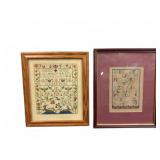 Framed Sampler Needleworks
