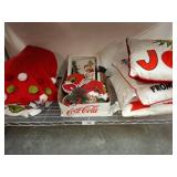 Grinch Christmas Decor Lot With Pillows