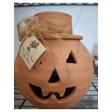Daisy Patch Florist Ceramic Jack-O