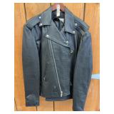 Excelled Black Leather Jacket Size 42