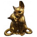Anthony California Gold Cat Sculpture