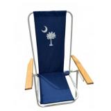 Folding Chair with Palmetto Moon Design
