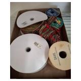 Spools of Decorative Ribbon