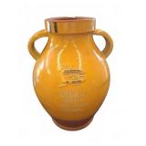 Yellow Ceramic Olio di Oliva Jar