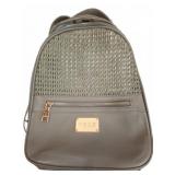 Bebe Los Angeles Olive Faux Leather Backpack