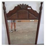 Ornate Wooden Mirror, 34x45 Inches