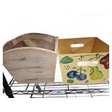 Wooden Storage Totes