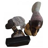Decorative African Woman Busts