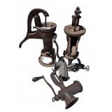 Cast Iron Pumps and Enterprise Grinder Lot