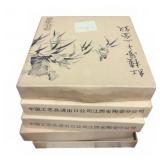 5 Chinese Porcelain Collector Plates Set