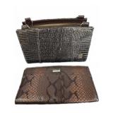 Miche Purse and Wallet Set Faux Snakeskin