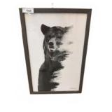 Framed Bear Art Print by Andreas Lie