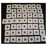 Approx 50 U.S. Lincoln Wheat Cents