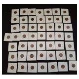 Approx 50 U.S. Lincoln Wheat Cents