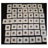 Approx 50 U.S. Lincoln Wheat Cents