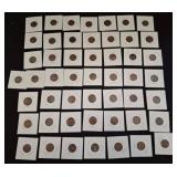 Approx 50 U.S. Lincoln Wheat Cents