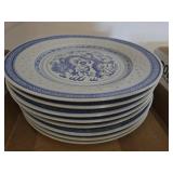 Blue and White Dragon Plates