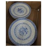 Blue and White Dragon Plates