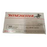 Winchester .38 Special 130 Grain FMJ Ammo