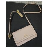 Michael Kors Beige Leather Crossbody Bag