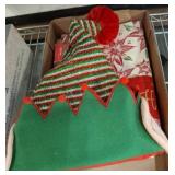 Merry Brite Elf Hat and Christmas Placemats