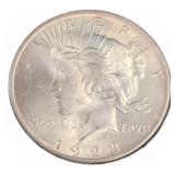 1923 Peace Silver Dollar Coin