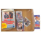 Opened Basketball Card Packs and Box