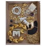 Costume Jewelry Lot With Coronet