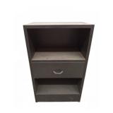 Black Wood Nightstand 18x11x28 Inches