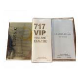 3 Perfume Sprays Assorted Brands