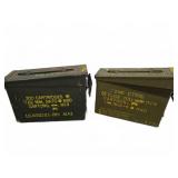 Pair U.S. 7.62mm M13 Ammunition Cans