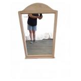 Decorative Wall Mirror with Floral Motif, 27x