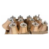 12 Small Beige Lamp Shades