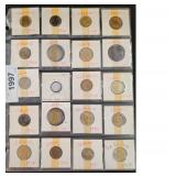 World Coins Assorted Lot, 1937-1981, 20 Coins