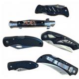Six Folding Pocket Knives