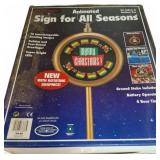 Animated Sign for All Seasons Holiday Decor