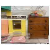 Vintage Dollhouse Furniture and Toys