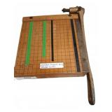 Ingento No.2 Paper Cutter with Wood Base