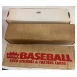 Fleer Baseball Trading Card Collection Boxes
